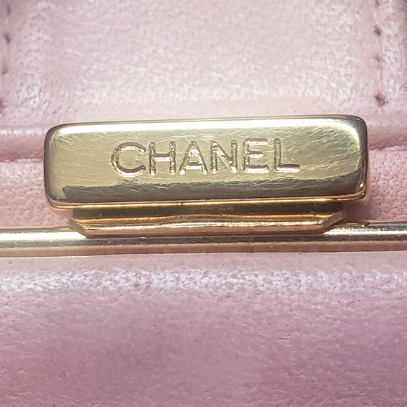 CHANEL PINK CAVIAR LONG WALLET VINTAGE | GOLD HARDWARE👛 - Picture 14 of 16